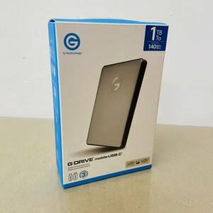 未開封　未使用　G-Technology ポータブルHDD 1TB スぺースグレイ G-DRIVE Mobile USB-C 　i17932　60サイズ発送　