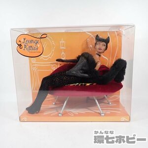 0QU117◆当時物 マテル バービー LOUNGE KITTIES Collection Black Tiger/Barbie ラウンジキティ ブラックタイガー ドール 送:-/80