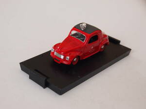 brumm 1/43 ORO SERIES #24 1949-1955 Fiat 500 C Topoline Feuerwehr HP16 イタリア製