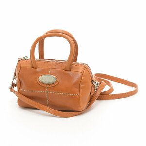 □500985 FURLA フルラ ポシェット ミニショルダーバッグ サイズw13cm レザー レディース ブラウン