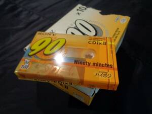 SONY CDixⅡ ハイポジション ハイポジ カセットテープ 90分 C-90CDX2G 2本