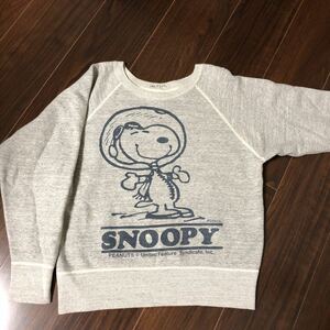 XS ジャクソンマティス クルーネックスウェット スヌーピー ヴィンテージピーナッツ jackson matisse Snoopy vintage Peanuts ロンハーマン