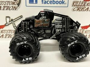 CUSTOM MONSTER TRUCK spin master TRAINING TRUCK With METAL BASE Bad Company 海外 即決