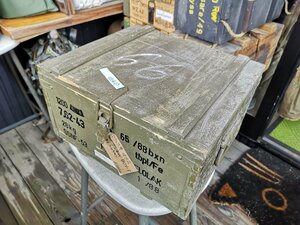 チェコ軍放出品 アミニッションボックス ウッド S　031607