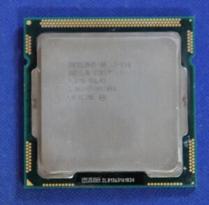 CPU　Core i3-540/LGA1156/3.06GHｚ/2コア・2スレッド/中古/未確認ジャンク品