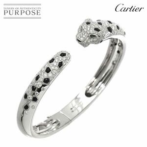 カルティエ Cartier パンテール ダイヤ オニキス エメラルド ブレスレット #17 K18 WG ホワイトゴールド 750 Panthere Bracelet 90210570