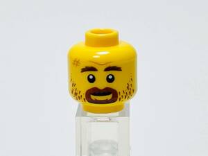 【新品未使用】レゴ　LEGO　ミニフィグ　ヘッド　頭　78 無精ひげ　髭