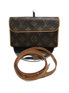 LOUIS VUITTON◆ポシェット・フロランティーヌ_モノグラム/ウエストバッグ[仕入]/PVC/BRW/M51855