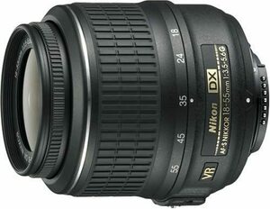 Nikon 標準ズームレンズ AF-S DX NIKKOR 18-55mm f/3.5-5.6G VR ニコンDXフ(中古品)