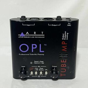ART Tube MP OPLマイクプリアンプ 本体のみ　通電確認音響機材 