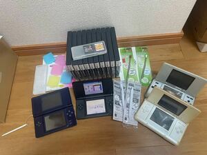 任天堂DS 本体 ソフト　DS LITE DSライト　まとめ　ゲームサントラ　ライト一台通電確認OK 一台ジャンク DS通電動作未確認