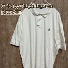 POLO by Ralph Lauren ラルフローレン　ポロシャツ　白　XL