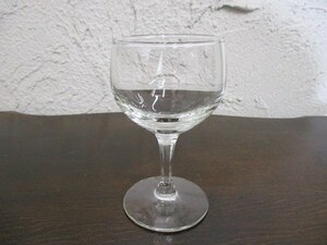 シンプルな ワイングラス アルコールグラス 1客 イギリス 英国 キッチン雑貨 glass 1332e