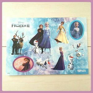 非売品★10枚付き アナと雪の女王×サーティワン★ステッカー シール★送料140円 エルサ アナ オラフ