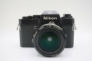 Nikon EL2 Ai 28mm f2.8 ブラックボディ ニコン 動作確認済み 美品 027617