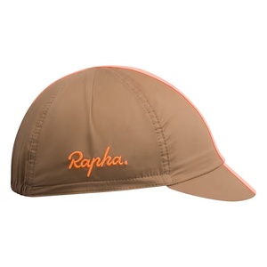 【試着のみ新品】Rapha　ラファ キャップ II 　S/Mサイズ　カラー: Brown / Fluorescent Coral