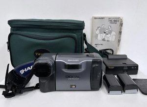 100円～◎SHARP シャープ VL-DC1 液晶デジタルビデオカメラ miniDV 液晶ビューカム 液晶デジタル ビデオカメラ シャープデジタル液晶