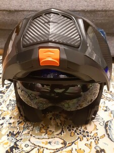 OGK Kabuto RYUKI システムヘルメット インナーバイザー装備 紺×灰 2021/製造品 59-60ｃｍ Lサ　オージーケー　カブト