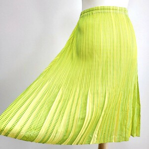 【美COLOR】プリーツプリーズ　ギンガムチェック　フレア　スカートPLEATS PLEASE ISSEY MIYAKE 　イッセイミヤケ