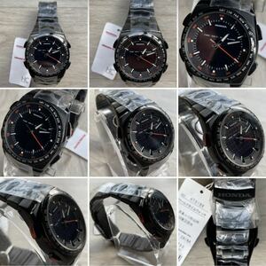 【公式グッズ】HONDA ワールドタイムウォッチ HT01BK ブラック 腕時計 Watch アナログ デジタル 液晶 WORLD TIME 黒 クロノグラフモード1個