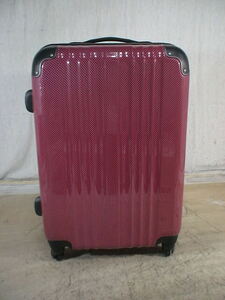 5239　ピンクＸ黒　軽量　TSAロック付　スーツケース　キャリケース　旅行用　ビジネストラベルバック
