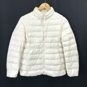 ユニクロ/UNIQLO★軽量/防寒ジャンパー/ジャケット【キッズ150/白/white】ブルゾン/コート/Jackets/Jumpers◆BH341