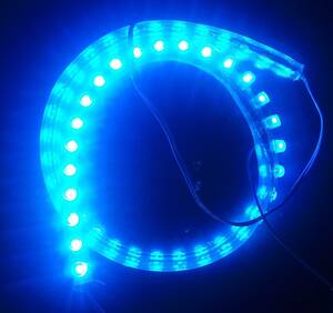 超高輝度 LEDチューブ ブルー発光 48cm