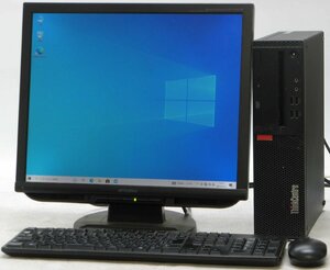 Lenovo ThinkCentre M710s 10M8-S3BR00 ■ 19インチ 液晶セット ■ i5-6400/DVDマルチ/省スペース/第6世代/Windows10 デスクトップ