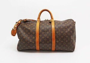 ◇【LOUIS VUITTON ルイ・ヴィトン】キーポル・バンドリエール 50 M41416 ボストンバッグ モノグラム