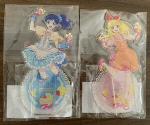 アイカツ！アクリルスタンド星宮いちごポンポンクレープ霧矢あおいマリオンクレープ グッズ コラボ アクスタ