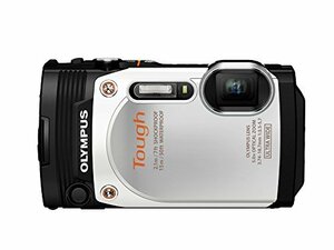 OLYMPUS デジタルカメラ STYLUS TG-860 Tough ホワイト 防水性能15ｍ 可動 (中古品)