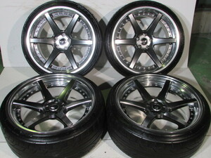 ☆WORK■ZEAST■ST1■ワークジーストST1■114.3-5H/20-9.5J(F)+33(R)+23■245/35R20■NITTO NT555 G2■アルファード.クラウン.スカイライン