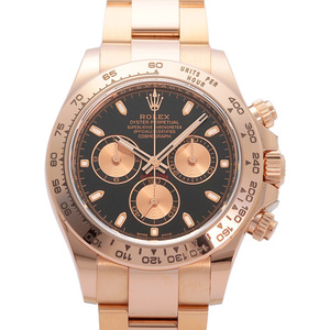ロレックス ROLEX デイトナ コスモグラフ 116505 ブラック/ピンク文字盤 中古 腕時計 メンズ