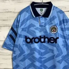 Manchester City 1992 ホーム レトロユニフォーム XL