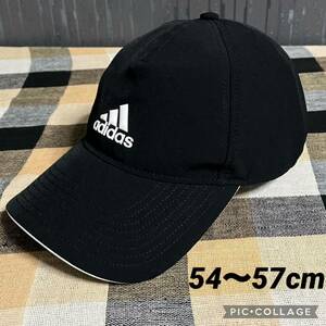 美品★アディダス★adidas★キャップ★フリーサイズ54〜57★キッズ★帽子★