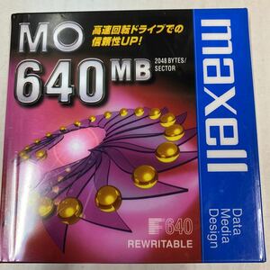 日立マクセル マクセル MO ６４０MB アンフォーマット maxell 3.5型