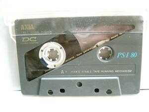 使用済み　中古　　カセットテープ　富士AXIA　PS-1 Type1　ノーマル　80分　1本　爪あり　No631スリムケース　