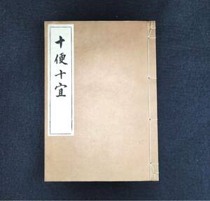 R24 池大雅・与謝蕪村筆【十便十宜 画帖】芸艸堂 坂本家御旧蔵 大島家御蔵品 書画 時代不明 印刷 古書 和書 和本