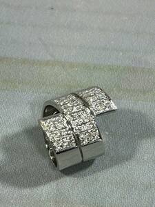 pt900, 085 刻印有り プラチナ900台座に ダイヤモンド 0.85ct の リング 内直径 1.7cm 総重量 16.9g 台座にやや擦れ有るもなかなか良好