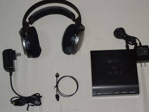 SONY★ソニー●デジタルサラウンドヘッドホンシステム【DP-RF7100＋MDR-RF7000】◆デジタル＋アナログ入力で出音確認▼中古ジャンク扱い品