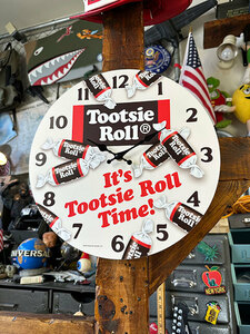 トッツィロール　MDFウォールクロック　（トッツィロールタイム）　■　アメリカン雑貨　アメリカ雑貨　壁掛時計