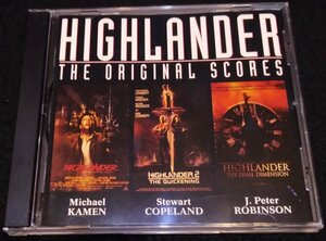 ハイランダーⅠ・Ⅱ・Ⅲ　サントラCD★マイケル・ケイメン スチュワート・コープランド Highlander Michael Kamen Stewart Copeland 盤キズ