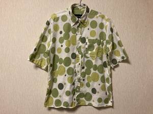 ●SOPHNET. ソフネット ドットシャツ （S） 日本製 半袖 ボタンダウンシャツ 