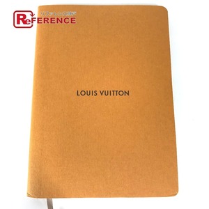 未使用 LOUIS VUITTON ルイヴィトン GI0254 レフィル カルネ リーニュ ノート 手帳 メモ ノートブック オレンジ レディース【中古】