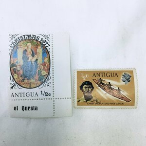 【未使用品/CH】外国切手 アンティグア 切手 おまとめ　記念　コレクション　南アメリカ　2点　 RS0514/0000