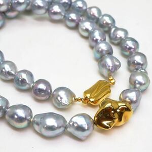 大珠!!＊アコヤ本真珠ネックレス＊m 約46.2g 約44.5cm 約8.5~9.0mm あこや パール pearl necklace jewelry silver DF0/DF0