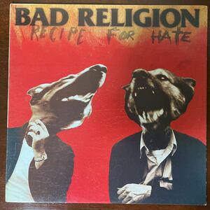 【LP】BAD RELIGION / recipe for hate Epitaph 86420-1 米ORIG 1993 検）パンクメロコアhardcore punk バッド・レリジョン ハイスタ