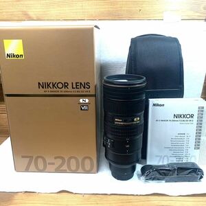 【点検済】Nikon★AF-S NIKKOR 70-200mm F2.8G ED VR II★ニコン No.20330572