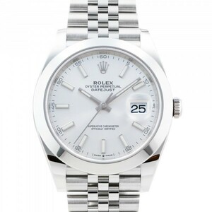 ロレックス ROLEX デイトジャスト 41 126300 シルバー文字盤 新品 腕時計 メンズ