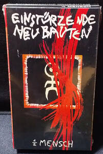 (未開封)Einsturzende Neubauten - Halber Mensch US VHS, NTSC 1993年 Atavistic - ATV031 ノイバウテン